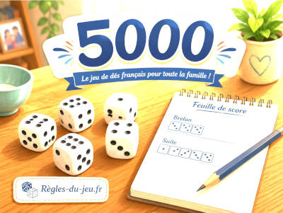 Consulter les règles du jeu de dés 5000