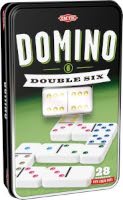 Jeu de 28 dominos dans leur boite métallique