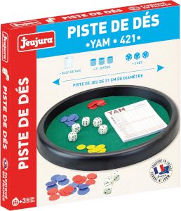 Piste de dés pour jeu du Yams